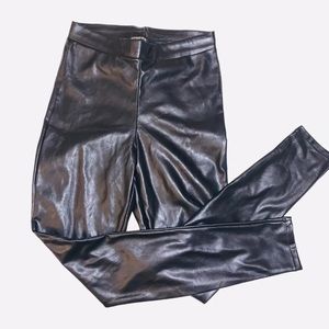 Express leather leggings